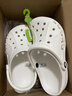 卡骆驰crocs洞洞鞋贝雅男鞋女鞋轻便耐磨一脚蹬拖鞋休闲鞋|10126 卵石色-2V3 36 /37(220mm) 实拍图
