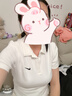 耐克(NIKE)女短袖T恤 POLO衫 运动休闲 简约时尚 DV7885-133白L 实拍图