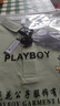 花花公子（PLAYBOY）高档100%纯棉夏季短袖t恤男士高档翻领polo衫透气吸汗休闲上衣 短袖YW7702草绿 2XL 180建议150-165斤 实拍图