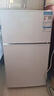 荣事达（Royalstar）【国家补贴20%】小冰箱迷你小型家用 冷藏冷冻两用宿舍寝室出租房双门电冰箱节能省电 86A158【三天约一度电 一级能效】钛深灰 实拍图
