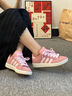 adidas「面包鞋」GRAND COURT BASE 00s休闲低帮板鞋男女阿迪达斯   粉色/清澈粉/汉玉白   43 实拍图