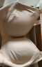 嫚熙哺乳内衣薄款聚拢无钢圈哺乳期喂奶孕妇文胸MX-Bra80066奶油肤L码 实拍图