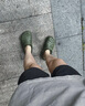 卡骆驰crocs洞洞鞋贝雅男鞋女鞋轻便耐磨一脚蹬拖鞋休闲鞋|10126 军绿色-309 39 (240mm) 实拍图
