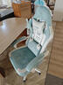 享成电竞椅卡通电脑椅家用个性游戏学习椅人体工学办公椅主播舒适座椅 绒布款个性卡通兔-粉白 尼龙脚 实拍图