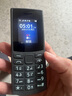 NOKIA新105 4G 全网通移动联通电信 老人老年按键直板学生儿童备用戒网手机 双卡双待  黑色 实拍图