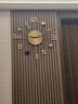 普朵钟饰 HOME DECOR北欧轻奢钟表简约时钟个性创意客厅免打孔挂墙艺术静音石英钟新款 大号60cm 实拍图