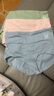 【猫人制造商】纯棉内裤女高腰内裤抗菌透气无痕女士内衣三角短裤 【粉色+蓝色+绿色】 3条 XL 【建议120-140斤】 实拍图