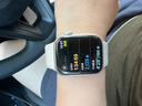 Apple/苹果 Watch Series 10 智能手表GPS款46毫米玫瑰金色铝金属表壳淡桃粉色运动型表带M/L MX2A3CH/B 实拍图