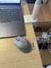 罗技（Logitech）M330 轻音鼠标 无线鼠标 办公鼠标 右手鼠标 带无线微型接收器 灰色 实拍图