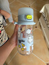 babycare儿童水杯夏季吸管杯学饮杯免拧户外运动直饮幼儿园上学水壶-青色 实拍图