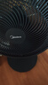 美的（Midea）【超级单品】七叶轻音立式电风扇家用柔风落地扇台式桌面小型风扇大风量节能摇头宿舍电扇 SAF30AB 实拍图