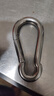 永博304不锈钢弹簧扣 登山扣 弹簧钩 保险扣 螺母带孔链条扣快挂连接勾环绳扣挂钩 标准弹簧扣 M10 实拍图