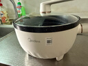 美的（Midea）电炒锅 电煮锅 电蒸锅 电火锅 家用多功能 一体电锅蒸煮炒菜 3.5L不沾一体电热锅 HGE2515 配蒸笼 实拍图