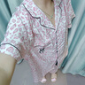 维多利亚的秘密 杨幂田曦薇同款 夏季宅度假天丝绵柔印花凉感睡衣套装女不易皱 5NZY粉豹纹-短袖长裤 XS 实拍图