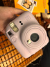富士（FUJIFILM）富士拍立得mini12一次成像相机 mini11/9升级款 相纸旅游拍照520送礼 女生拍立得相机 mini12 鸢尾紫 官方标配 实拍图