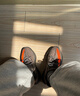 阿迪达斯三叶草YeezyBoost椰子350V2男鞋女鞋灰橙运动休闲鞋 HQ7045 38码 实拍图