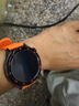 KMaxAI适用小米手表Watch S4/S4 Sport液态硅胶表带 S1/S2/S3 Pro手表带 Color运动版透气替换表链 橙色 实拍图