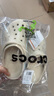 crocs卡骆驰洞洞鞋贝雅卡骆班轻便耐磨一脚蹬休闲鞋|205089 冬日白/彩色-1LI 37 /38(230mm) 实拍图