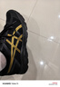 亚瑟士ASICS男鞋缓冲透气跑步鞋运动鞋网面回弹跑鞋GEL-CONTEND 4 黑色/金色 42.5 实拍图