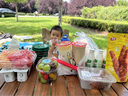 英氏【买一送1】英氏婴幼儿宝宝零食任选 溶豆泡芙米饼饼干爆米花 （1岁+）蓝莓紫葡萄水果条60g 实拍图