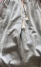 莫小刀浅色牛仔裤男夏秋季新款美式潮牌水洗休闲裤子男宽松直筒阔腿长裤 浅白蓝【高品质】 2XL 建议140-155斤 实拍图