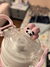 迪乐贝尔儿童保温杯带吸管婴儿保温杯宝宝水杯不锈钢学饮杯幼儿园卡通水壶 樱花熊猫【升级316L内胆】 490ml 实拍图