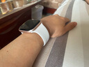Apple/苹果 Watch Series 10 智能手表GPS款46毫米玫瑰金色铝金属表壳淡桃粉色运动型表带S/M MX293CH/B 实拍图