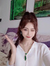 原创设计美人腰玉石气质时尚项链个性百搭抖音轻奢新款项链 气质百搭绿色时尚项链 【平台已认证】 实拍图