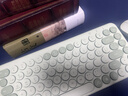 B.O.W无线蓝牙三模键盘鼠标套装轻薄便携办公USB充电键鼠适用ipad苹果平板手机笔记本电脑外设打字静音 清新绿丨三模键盘+双模鼠标丨充电版 实拍图