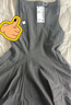 UR2025夏季新款女装格雷系蝴蝶结装饰无袖连衣裙UWG750079 深灰 M 实拍图