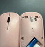 联想（Lenovo）无线蓝牙鼠标轻音鼠标 Air Handle轻音双模鼠标 便携办公鼠标 适用台式机一体机笔记本平板 白 实拍图