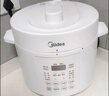 美的（Midea）电压力锅5L家用4-6人0涂层精钢胆高压电饭锅 全自动智能预约开盖火锅煲汤煮粥MY-E5622双胆电饭煲 实拍图