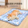 PEITE PET宠物冰垫猫咪凉垫猫窝狗狗夏天降温凉席垫猫垫子夏季睡垫狗窝冰窝 冰蓝鸭方形款 大号66*76cm  (建议狗用30斤内） 实拍图