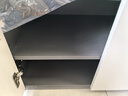 浅梵家用进门口实木换鞋凳鞋柜一体入户玄关可坐式鞋架长条储物穿鞋凳 灰白色两层60cm-黑色坐垫 实拍图