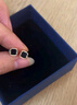 伊黛儿黑色方形迷你2026耳钉女养耳洞睡觉不用摘耳环小巧气质高级感耳饰 黑色方形迷你耳钉E2656 实拍图