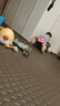 kidpop婴儿学步车多功能实木手推车可调速防侧翻儿童玩具周岁礼物复古红 实拍图