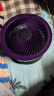 艾美特（AIRMATE）直流变频电风扇空气循环扇伸缩折叠收纳落地扇家用户外便携充电小风扇家用台式桌面节能电扇 RD88 实拍图