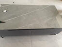 欧来比岩板电视柜茶几组合套装现代简约家用电视柜小户型家用电视机地柜 灰色+灰色岩板【加厚进口岩板】 2.4米电视柜+茶几 实拍图