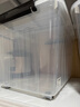 【SPACEXPERT同厂】带轮收纳箱特大号储物箱书箱玩具整理用品 【透明60L】56*40*36cm 带轮 实拍图