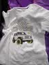史努比儿童短袖纯棉t恤夏季男童时尚百搭休闲打底衫外穿中小童上衣童装 蓝 行走努比蓝 100 实拍图