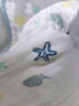洁丽雅（Grace）A类婴儿浴巾男女宝宝洗澡巾柔软珊瑚绒新生儿用品大毛巾被1*1.2米 实拍图