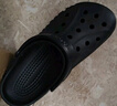 卡骆驰crocs洞洞鞋贝雅男鞋女鞋轻便耐磨一脚蹬拖鞋休闲鞋|10126 黑色-001 44 (280mm) 实拍图