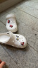 卡骆驰crocs洞洞鞋贝雅男鞋女鞋轻便耐磨一脚蹬拖鞋休闲鞋|10126 白-100 36 /37(220mm) 实拍图