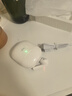 爱国者（aigo）无线蓝牙耳机 半入耳式 超长续航70小时 游戏运动降噪耳机 适配苹果小米华为手机 T50 冰釉白 实拍图