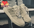 adidas ENTRAP休闲舒适运动板鞋少年感复古篮球鞋男女阿迪达斯   浅芥末绿/深绿JS3007   43 实拍图