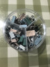 晨光(M&G)文具82只/罐 多规格莫兰迪长尾夹 金属票据夹 燕尾夹(15mm*45+19mm*25+25mm*12)   ABS916GG 实拍图