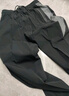 艾伦伯顿（Alen Botun）运动长裤男夏季冰丝速干薄款休闲裤健身跑步裤子宽松九分裤束脚 冰丝薄款-灰边 3XL (190-195CM) 实拍图