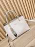CALWAN KEODH牛皮包包女单肩手提轻奢时尚斜挎妈妈包高级感生日礼物送女友老婆 【米白色】高颜值大容量实用走心女生闺蜜 实拍图