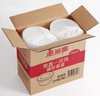 美丽雅 一次性饭盒圆形1000ml*50套打包碗保鲜塑料加厚带盖可微波大容量 实拍图
