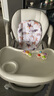 FOSSFISS宝宝餐椅婴儿餐桌椅儿童座椅0-6岁可坐可躺可折叠家用小孩学吃饭 墨白银【稳固旗舰】 实拍图